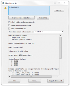 SOLIDWORKS-Massproperties-CommandManager